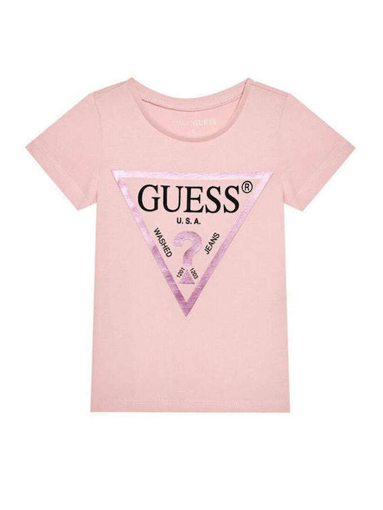 Guess Παιδικό T-shirt Ροζ