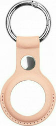 Hurtel Key Ring Θήκη Μπρελόκ Δερματίνης για AirTag σε Ροζ χρώμα