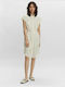 Vero Moda Midi Shirt Dress Dress Beige