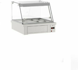Inomak Vitrină încălzită Ben Marie cu 2 Locuri pentru Gastronomi și Putere 2263W L76 x l63 x Î71 cm Inomak Vitrină încălzită Ben Marie cu 2 Locuri pentru Gastronomi și Putere 2263W L76 x l63 x Î71 cm