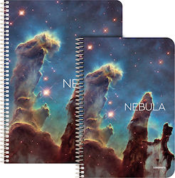 Logigraf Σπιράλ Τετράδιο Ριγέ Β5 120 Φύλλων 4 Θεμάτων Nebula (Διάφορα Σχέδια)