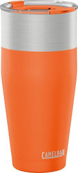 Camelbak Kickbak Glass Thermos Stainless Steel BPA Free Orange 800ml with Mouthpiece 1304801985