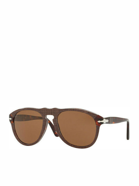 Persol Sunglasses with Brown Acetate Frame PO0649 1091/AN