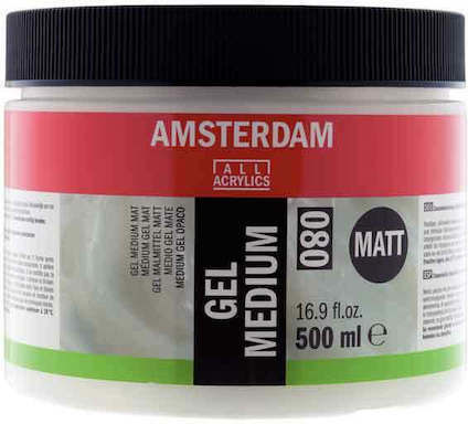 Royal Talens Amsterdam 080 Gel Medium Matt Βερνίκι Ζωγραφικής 500ml