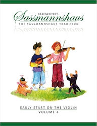 Barenreiter Sassmannshaus - Early Start on the Violin Μέθοδος Εκμάθησης για Βιολί Vol.4