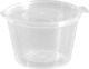 Ready Disposable Plastic PP Tableware for Sauce 120ml Transparent 100pcs