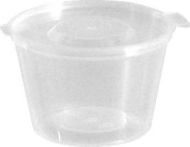 Ready Disposable Plastic PP Tableware for Sauce 120ml Transparent 100pcs