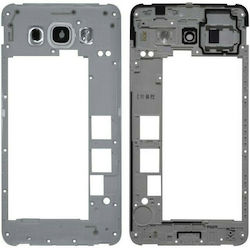 Samsung Μεσαίο Πλαίσιο Λευκό για Galaxy J7 2016