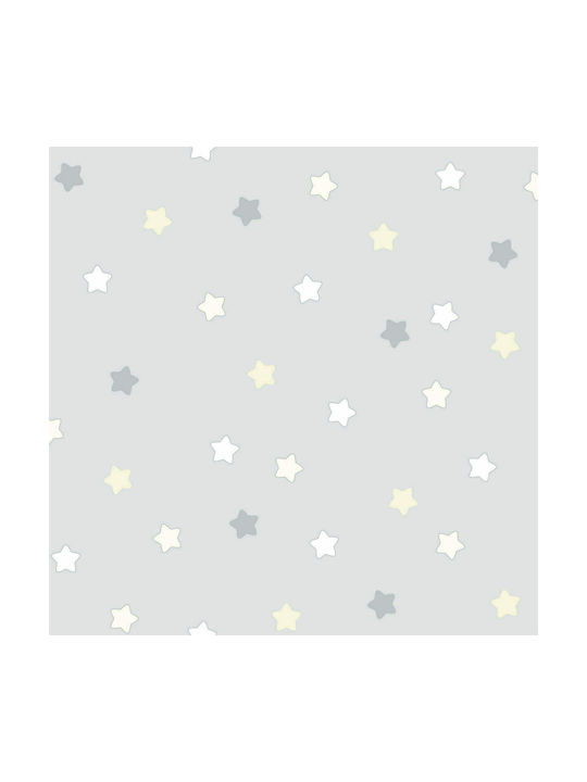 ICH Wallpapers Kids Fabric Wallpaper Αστέρια Γαλάζια L53xH1005cm