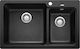 Blanco Naya 8 519646 Drop-In Sink Left Synthetic Granite W81.5xD50cm Anthracite
