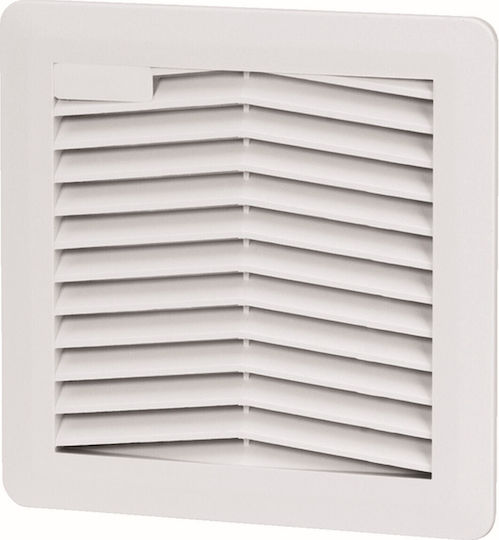 Hager Quadro Luftkanal Ersatz-Lüftungsgitter mit Filter 150x150mm für Fl210Z FL220Z