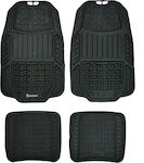 Michelin Set of Front and Rear Mats Universal 4pcs from Rubber Black