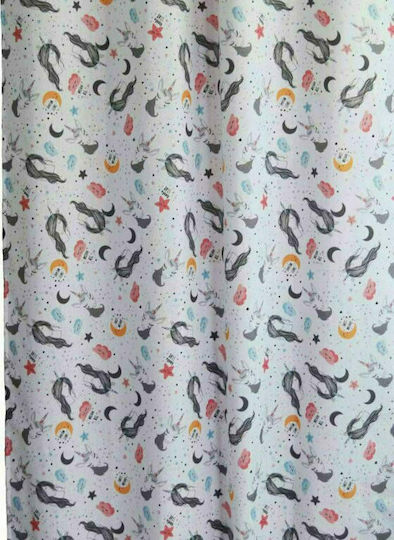 Decocraft Perdea pentru Copii Unicorn cu Tresă 03-403-00201 140x270buc