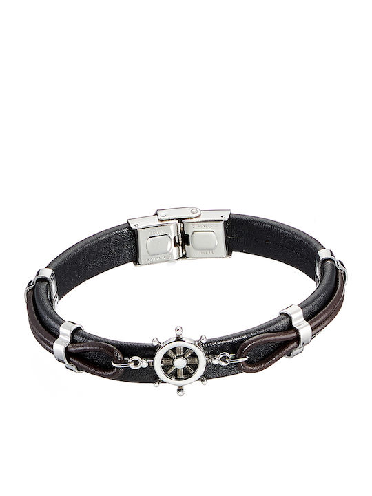 Oxzen Herren Armband aus Leder