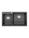 Blanco Pleon 9 523057 Drop-In Spüle Rechts aus Verbundgranulat B86xT50cm Anthracite
