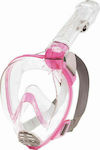 CressiSub Full Face Diving Mask Baron Clear/Pink S/M Pink