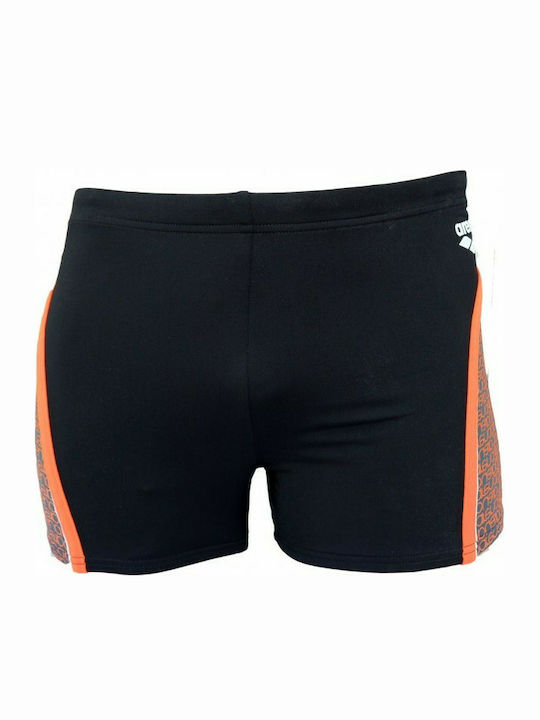 Arena Weft Men's Swimwear Shorts Black Striped