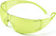 3M SecureFit Arbeitsschutzbrillen mit gelben Li...