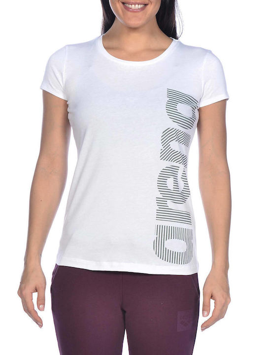 Arena Driven Damen Sportlich T-shirt Weiß