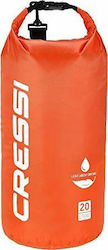 CressiSub Στεγανός Σάκος Ώμου με Χωρητικότητα 20 Λίτρων Πορτοκαλί
