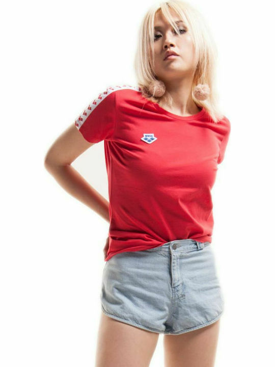 Arena Γυναικείο Αθλητικό T-shirt Κόκκινο