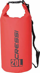 CressiSub Dry Shoulder Bag 20lt Red