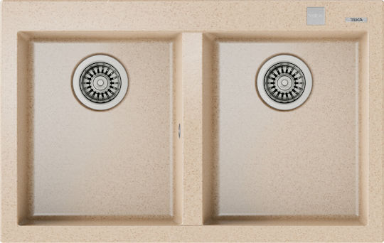 Teka Forsquare 2C 790 TG Ένθετος 79x50cm Avena Beige