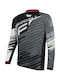 Force Downhill Long Sleeves Cycling Jersey Gray