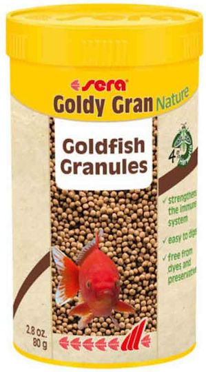 Sera Goldy Gran Nature Goldfish Food Granules with Spirulina 250ml