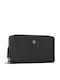 Large Leather Women's Wallet with RFID Brown