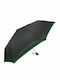 Benetton Regenschirm Kompakt Schwarz