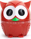 Kikkerland Електронна търговия Кухненски таймер Owl Обратно броене Red KT36B
