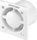 Awenta KWS125 Επιτοίχιος Εξαεριστήρας 125mm Λευκός