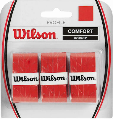 Wilson Profile Overgrip Rot 3 Stück