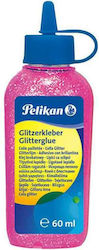 Pelikan Pink Glitter Glue 60ml
