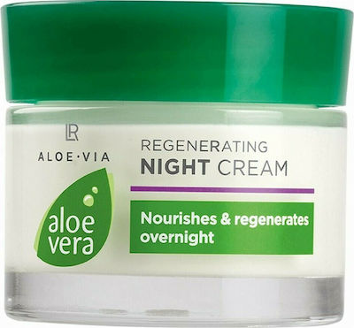 LR Regenerating Restoring Night Cream Suitable for All Skin Types with Aloe Vera 50ml