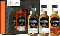 Glengoyne Set Miniaturgetränke Time Capsule (12 Year Old, Legacy, 18 Year Old) Highland Single Malt Scotch Whisky 3Stück 50ml
