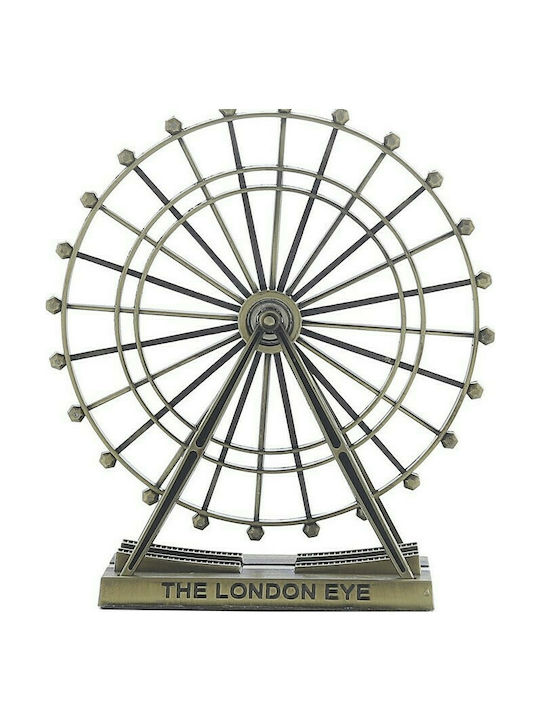 Metallic Miniature Souvenir - The London Eye 11x7x14cm