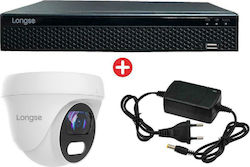 Longse Σύστημα Παρακολούθησης 4 Καμερών CCTV 5MP Longse Σύστημα Παρακολούθησης 4 Καμερών CCTV 5MP
