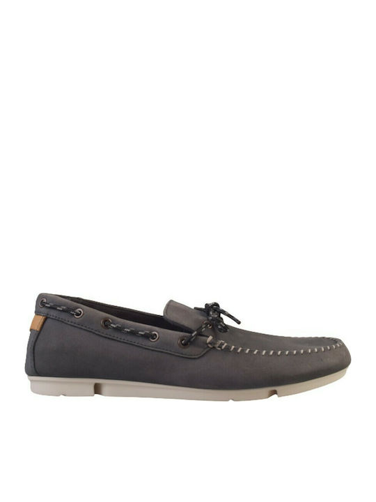 Clarks Trimocc Edge Men's Leather Boat Shoes Blue