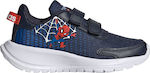 Adidas Αθλητικά Παιδικά Παπούτσια Running Tensaur Spiderman με Σκρατς Navy Μπλε