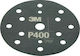 3M Hookit Flexibler Schleifscheibe 15 Löcher P600 Exzenterschleifer-Schleifblatt K600 mit 15 Löchern 150x150mm