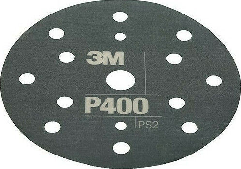3M Hookit Flexibler Schleifscheibe 15 Löcher P600 Exzenterschleifer-Schleifblatt K600 mit 15 Löchern 150x150mm
