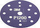 3M Hookit Φύλλο Λείανσης Έκκεντρου Τριβείου K1200 με 15 Τρύπες 150x150mm