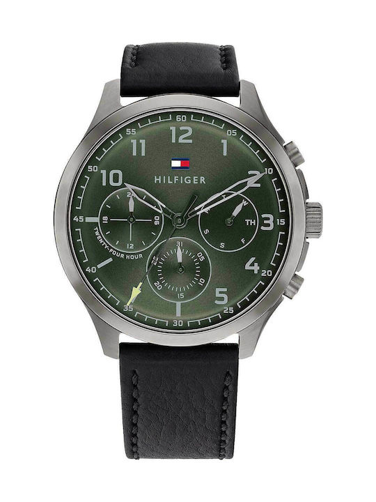 Tommy Hilfiger Asher Ρολόι Μπαταρίας με Δερμάτινο Λουράκι Tommy Hilfiger Asher Ρολόι Μπαταρίας με Δερμάτινο Λουράκι
