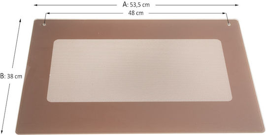 Εξωτερικό Κρύσταλλο Φούρνου Bosch Pitsos Siemens 53.5 X 38 Cm