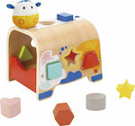 Tooky Toys Formsortierspielzeug Αγελάδα aus Holz für 12++ Monate