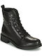 Geox Rawelle Leather Women's Ankle Boots Black