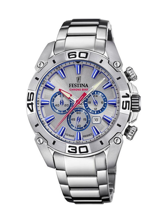 Festina Ανδρικό Ρολόι 45mm Χρονογράφος Μπαταρία...