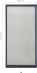vidaXL Σίτα Παραθύρου Κάθετης Κίνησης Γκρι από Fiberglass 170x80cm 148739